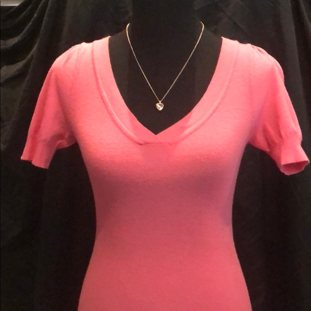 HOT PINK BEBE SWEATER TOP